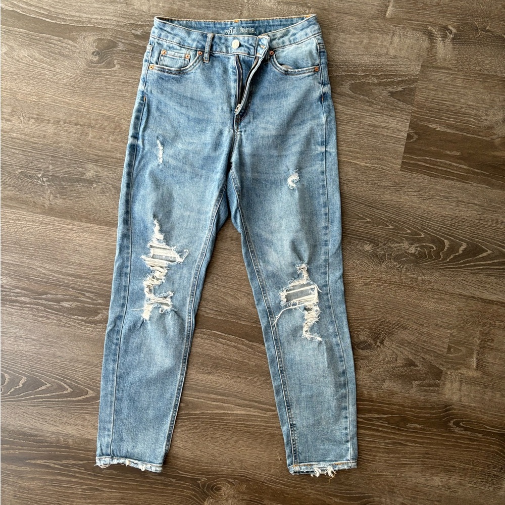 Wild fable distressed boyfriend jean